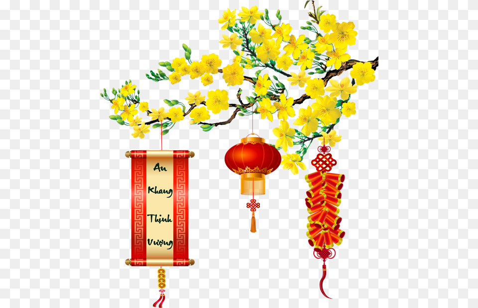 Banner Mai Vng Hoa Mai Vng, Flower, Flower Arrangement, Plant, Lamp Free Transparent Png