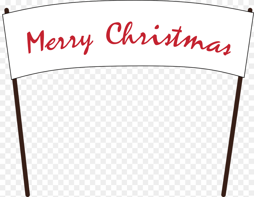 Banner Merry Christmas Clipart, Text, Blackboard Free Png