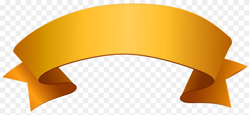 Banner Orange Ribbon Clip Art Gold Ribbons Transprent, Clothing, Swimwear, Hat Free Png