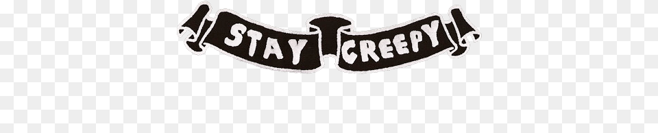 Banner Patch Tumblrpatch Sadtumblr Grunge Staycreepy Label, Sticker, Logo, Text Png Image