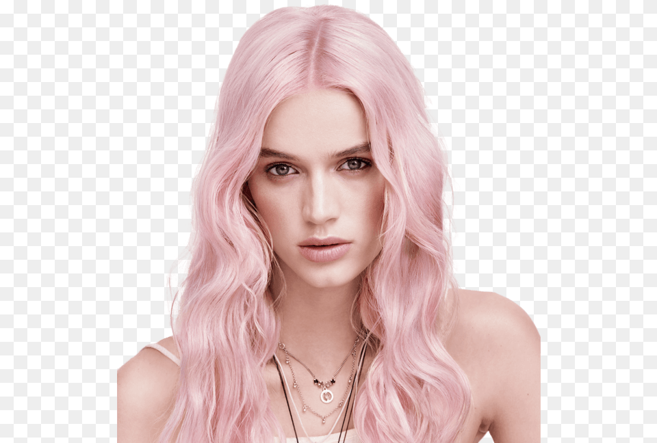 Banner Pink Hair Hair Elements, Woman, Adult, Person, Female Free Png Download