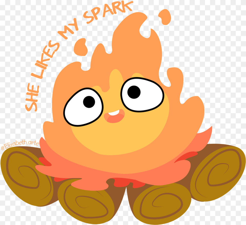 Banner Royalty Elizabetharte Favourites Calcifer, Baby, Person, Face, Head Free Transparent Png