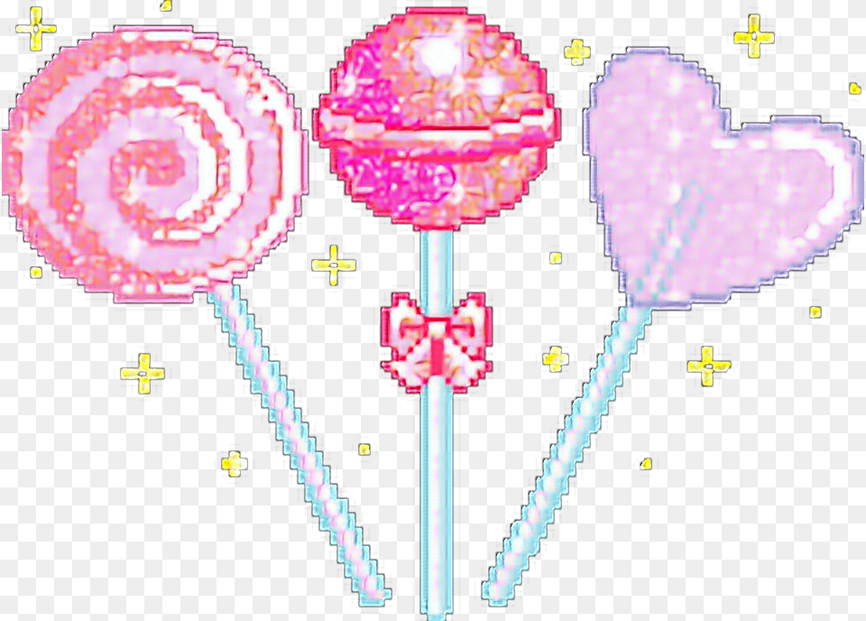 Banner Royalty Library Lollipop Clipart Heart Pixel Transparent Sparkle Gif, Candy, Food, Sweets Png