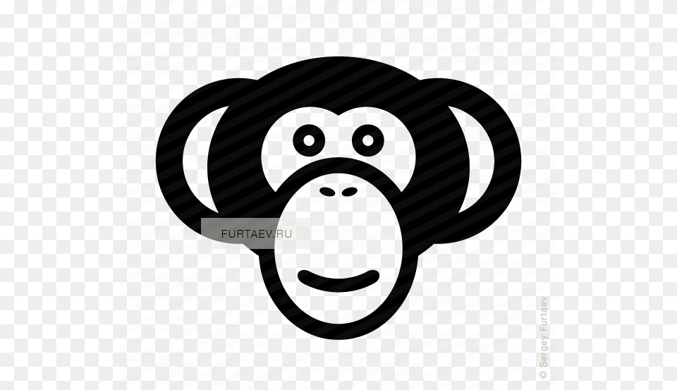 Banner Royalty Monkey Vector Icon Of Vector Monkey, Animal, Ape, Mammal, Wildlife Free Png