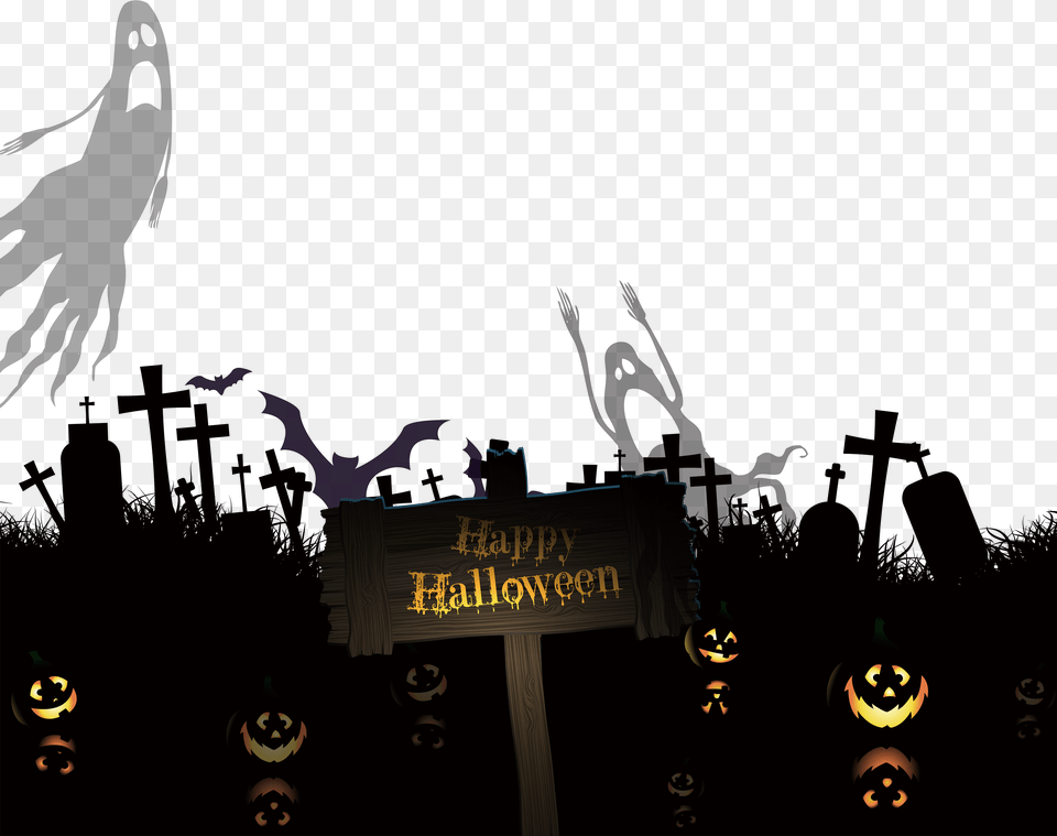Banner Royalty Stock Cemetery Euclidean Ghost, Festival Png Image