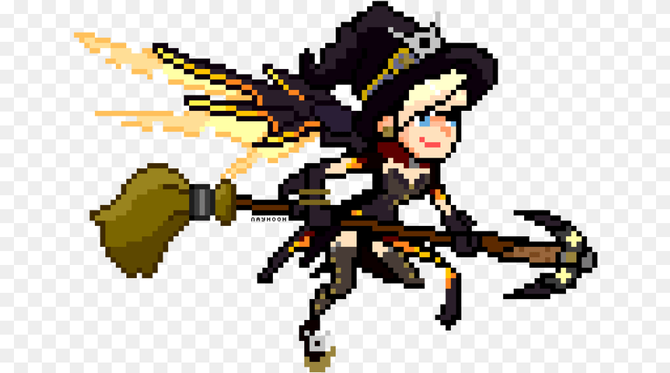 Banner Royalty Transparent Mercy Pixel Overwatch Mercy Pixel Spray, Animal, Bee, Insect, Invertebrate Png Image