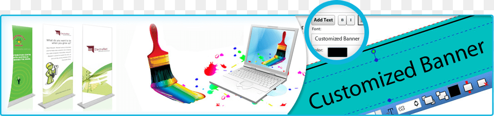 Banner Software Custom Banner Design Software Online Output Device, Advertisement, Poster, Computer, Pc Free Png