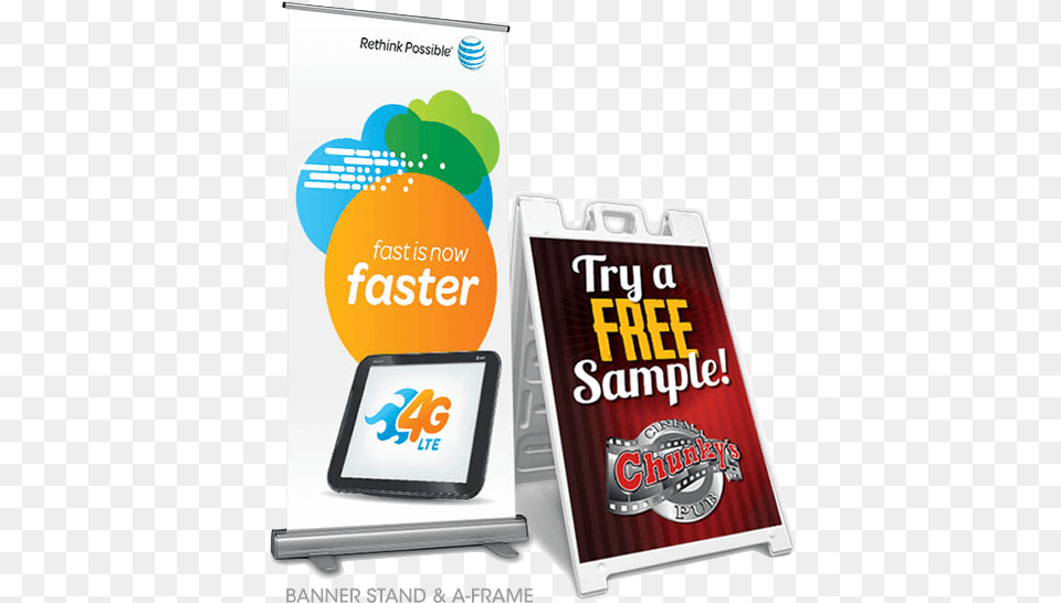 Banner Stand And A Frame Creative Services Agency Level Creative Services, Advertisement, Poster, Electronics, Computer Hardware Free Png Download