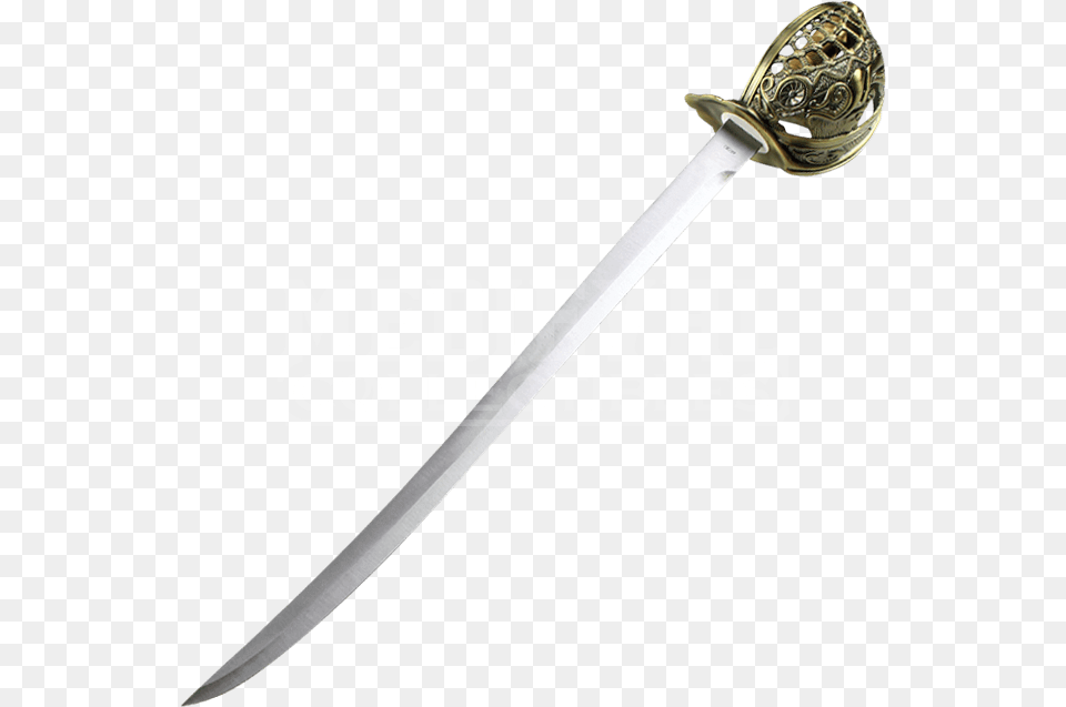 Banner Stock Boarding Sword Basket Hilt Scimitar, Weapon, Blade, Dagger, Knife Png Image