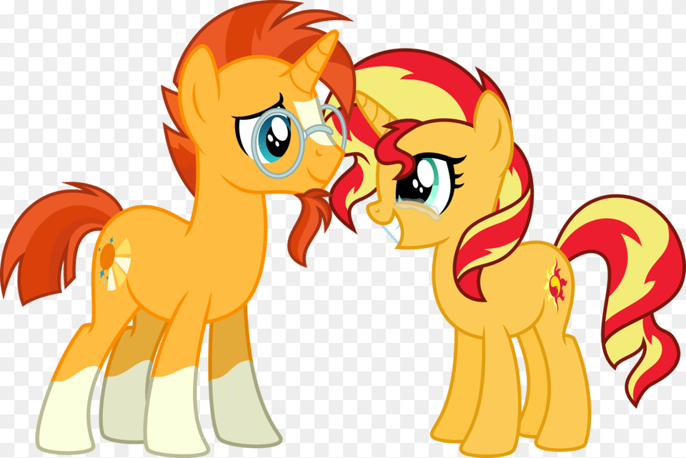 Banner Stock Cousins Clipart Personality Sunburst And Sunset Shimmer, Baby, Person, Face, Head Png
