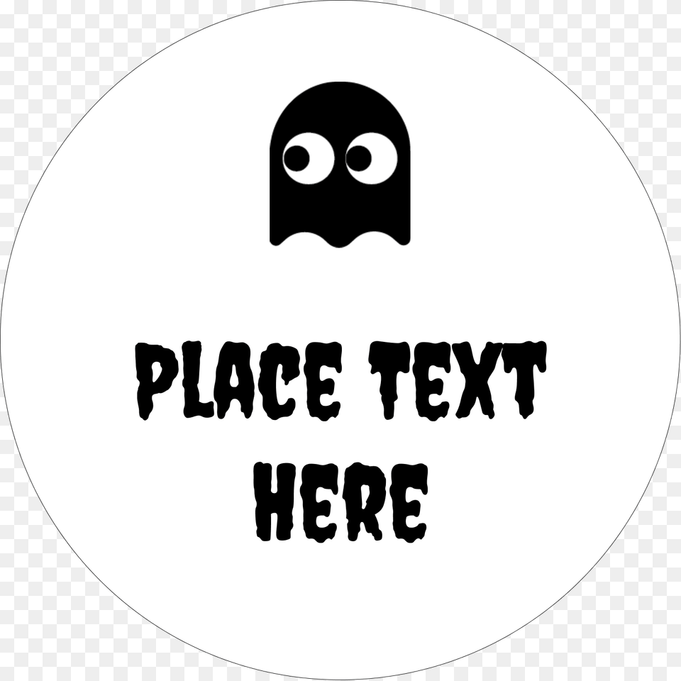 Banner Stock Halloween Pac Man Predesigned Circle, Stencil, Logo Free Transparent Png