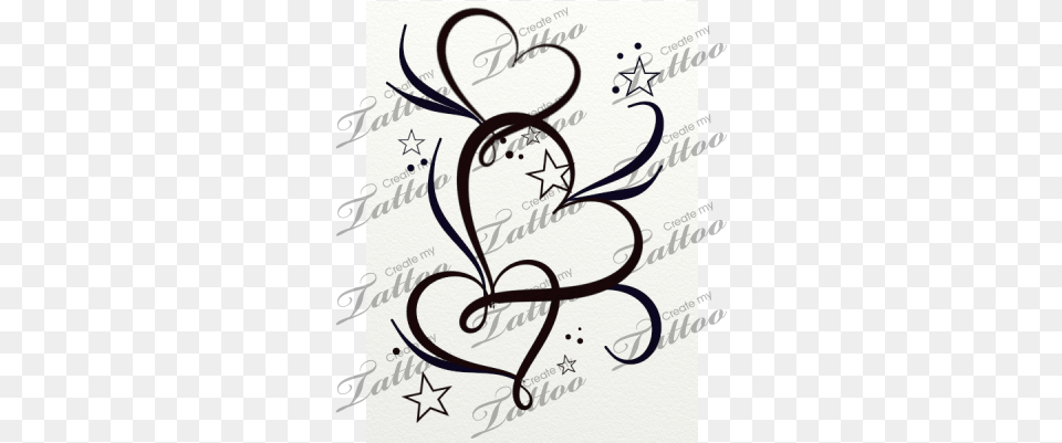 Banner Stock Marketplace Hearts Stars And Filigree Tattoos Of Stars And Hearts, Art, Floral Design, Graphics, Pattern Free Transparent Png