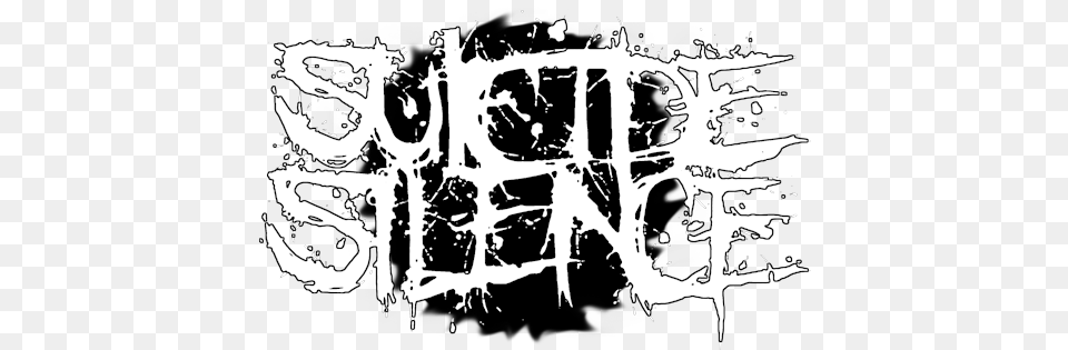 Banner Suicide Nuclear Blast Suicide Silence Sucks, Calligraphy, Handwriting, Text, Stencil Png