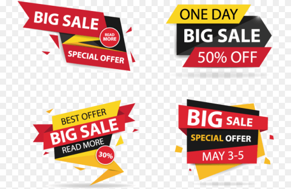 Banner Template Offers Images Sale Banner Vector, Advertisement, Sign, Symbol, Text Free Png Download