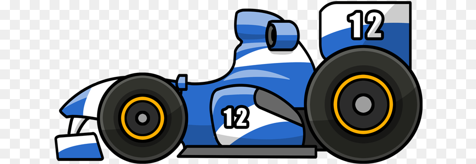 Banner Transparent Download Cartoon Cartoon Formula One Car, Auto Racing, Sport, Race Car, Vehicle Png
