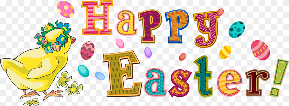 Banner Transparent Download Happy Easter Happy Easter Clip Art, Graphics, Baby, Person, Collage Free Png