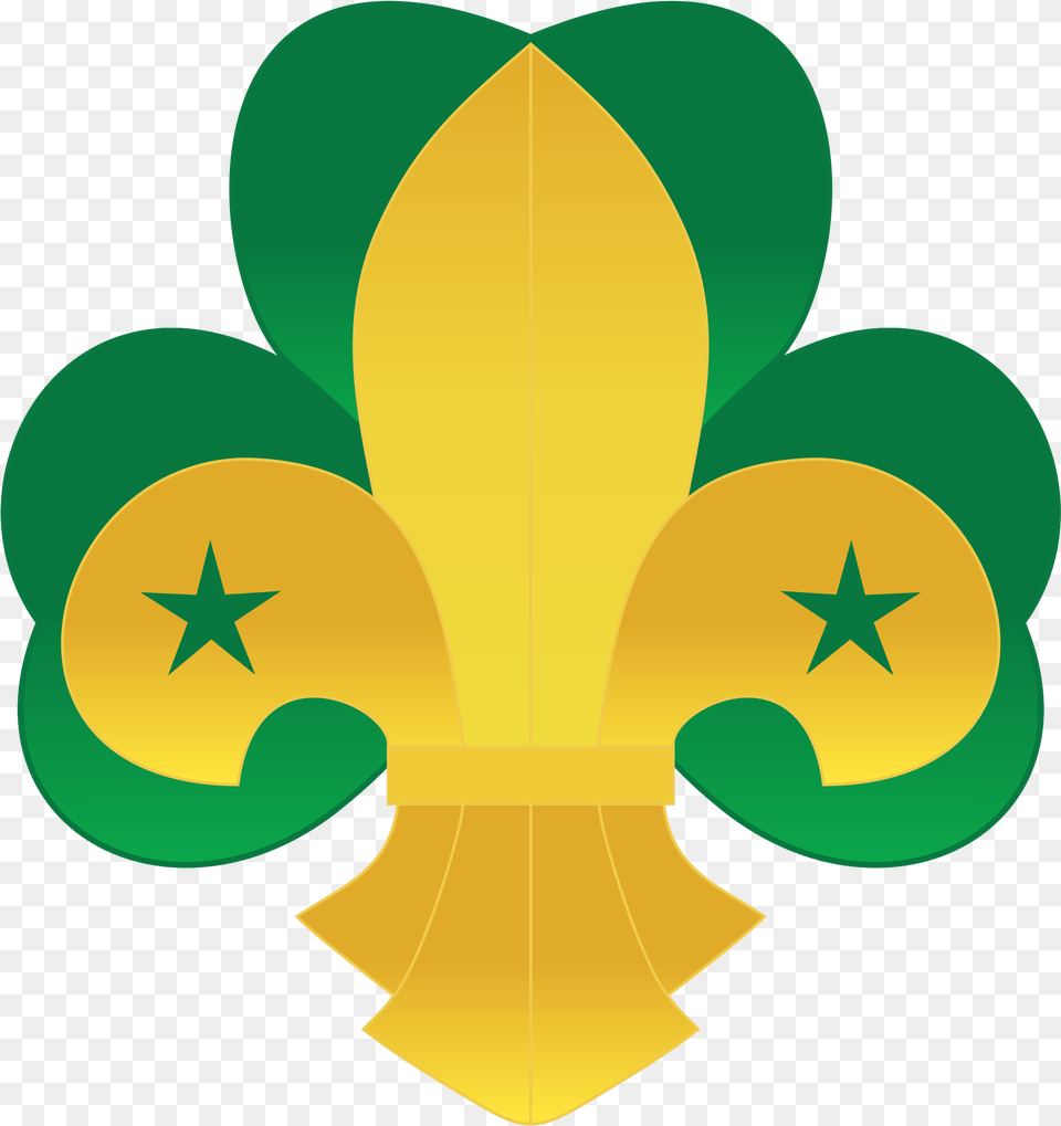 Banner Transparent Stock Girl Scout Trefoil Clipart Fleur De Lis And Trefoil, Symbol Free Png Download