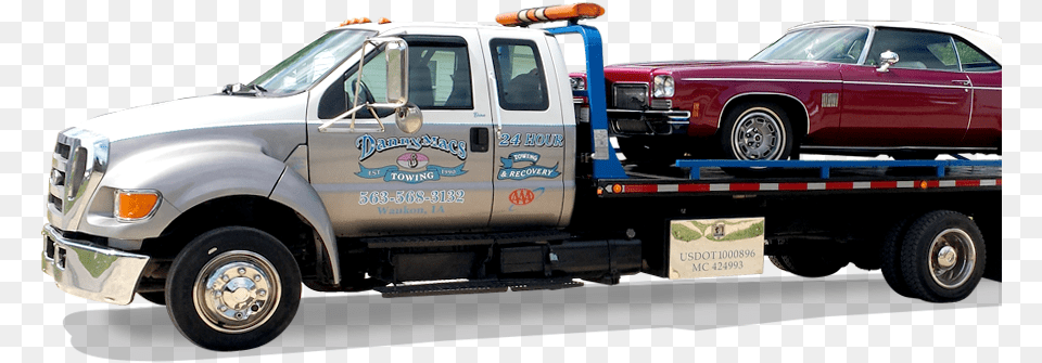 Banner Truck Danny Mac39s Towing, Transportation, Vehicle, Car, Tow Truck Free Png