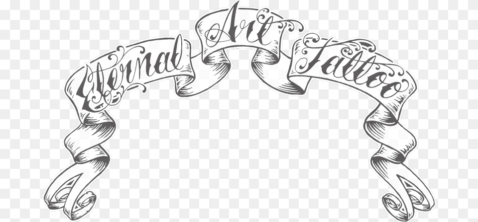 Banner Vector Black And White Stencil Banner Tattoo Designs, Text, Art, Drawing, Calligraphy Free Transparent Png