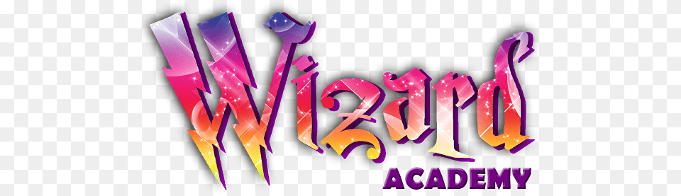 Banner Wizard Academy Logo Graphic Design, Art, Graphics, Purple Png Image