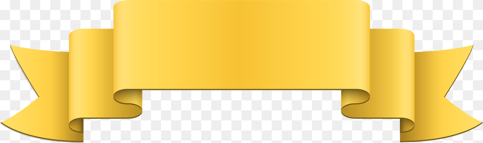 Banner Yellow Clip Art, Text, Document Free Png