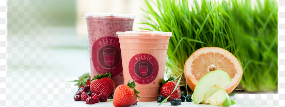 Banner2 Elixir Smoothies, Beverage, Smoothie, Juice, Berry Free Transparent Png