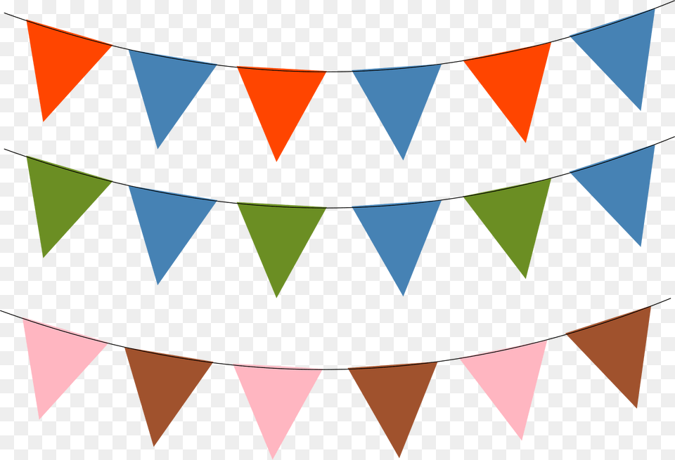 Banners Clipart, Pattern, Triangle, Flag Png Image