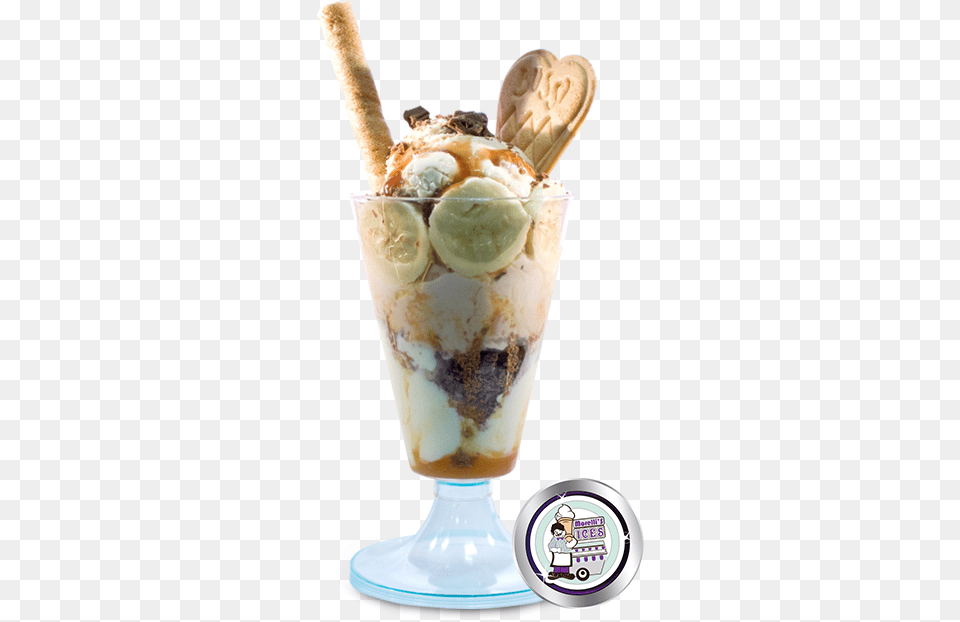 Banoffee Sundae, Cream, Dessert, Food, Ice Cream Free Transparent Png