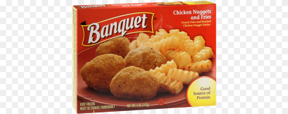 Banquet Chicken Nuggets And Fries, Food, Fried Chicken Free Png