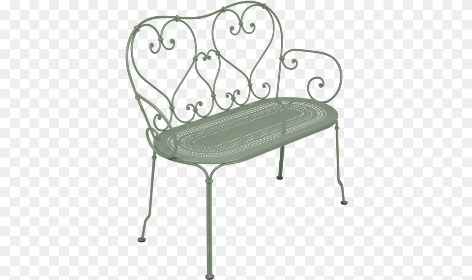 Banquette Metal Gartenbank Pink, Bench, Chair, Furniture Png Image