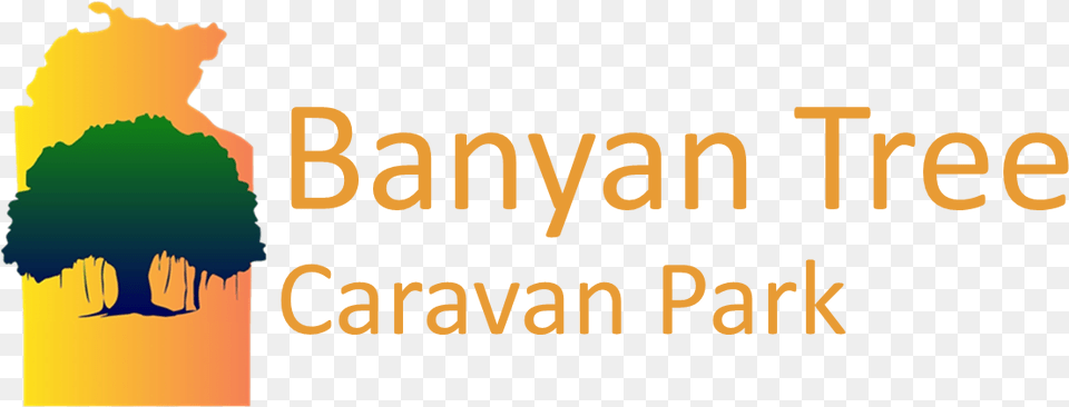 Banyan Tree Caravan Park Tan, Text, Logo, Outdoors, Plant Free Png Download