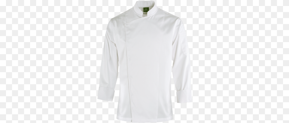 Banyan White Long Sleevedata Rimg Lazydata Sweater, Clothing, Coat, Lab Coat, Long Sleeve Png Image