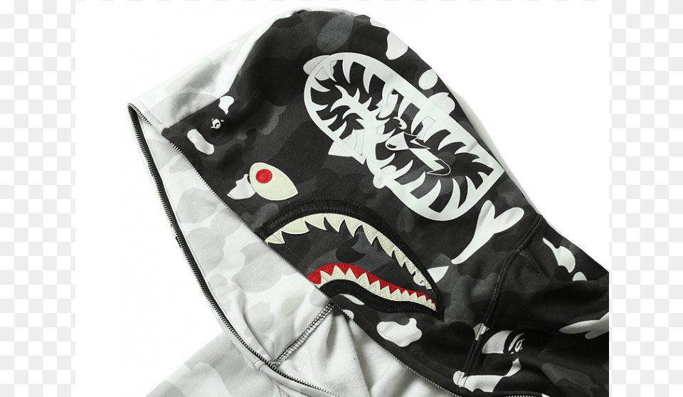 Bape Jacket Printing Hoodie Coat Shark A Bathing Ape, Clothing, Hat, Cap, Accessories Free Transparent Png