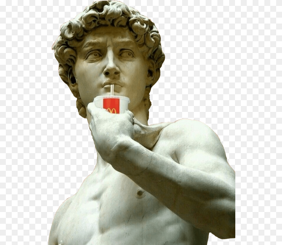 Bape Aesthetic Aesthetictumblr Mcdonalds Millenial Accademia Di Belle Arti Firenze David Statue, Adult, Male, Man, Person Free Transparent Png