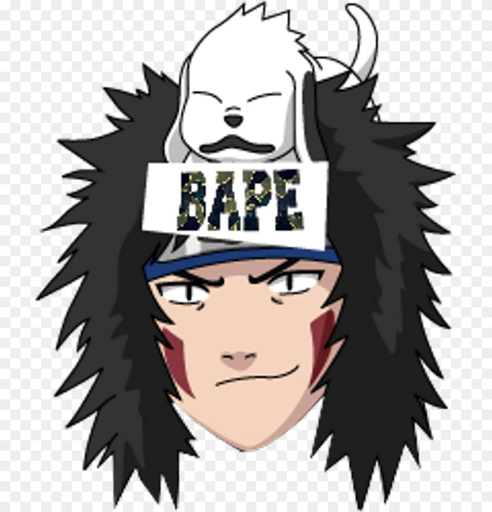 Bape Anime Clipart Full Size Clipart Kiba And Akamaru Young, Book, Comics, Publication, Baby Png