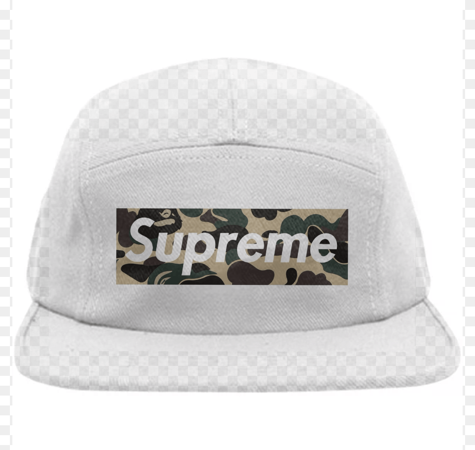 Bape Box Logo Supreme Camo On White Box Logo, Baseball Cap, Cap, Clothing, Hat Free Transparent Png