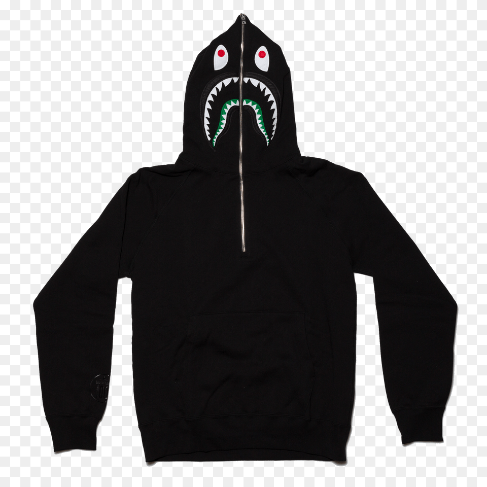 Bape Heineken Shark Hoodie Shop Afterburn, Clothing, Hood, Knitwear, Sweater Png Image