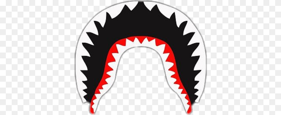 Bape Hypebeast Sharkmouth, Sticker, Clothing, Hat, Emblem Png