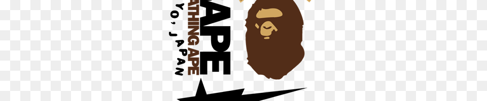 Bape Logo Image, Face, Head, Person Free Png