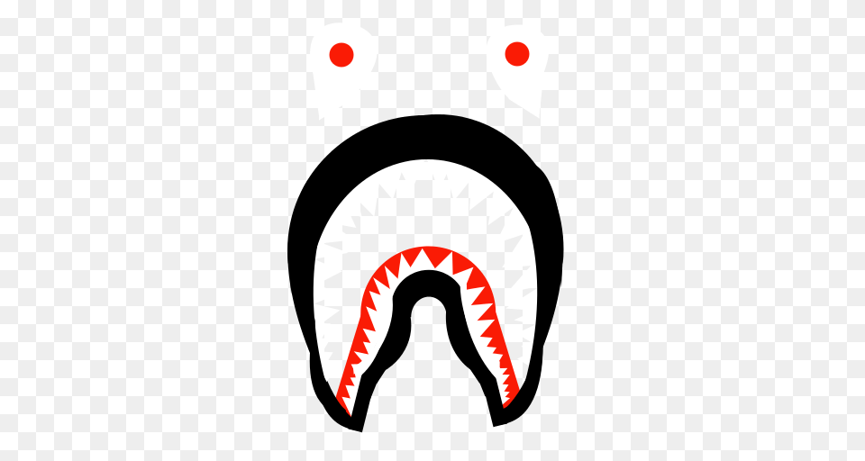 Bape Shark Image, Body Part, Mouth, Person, Sticker Png