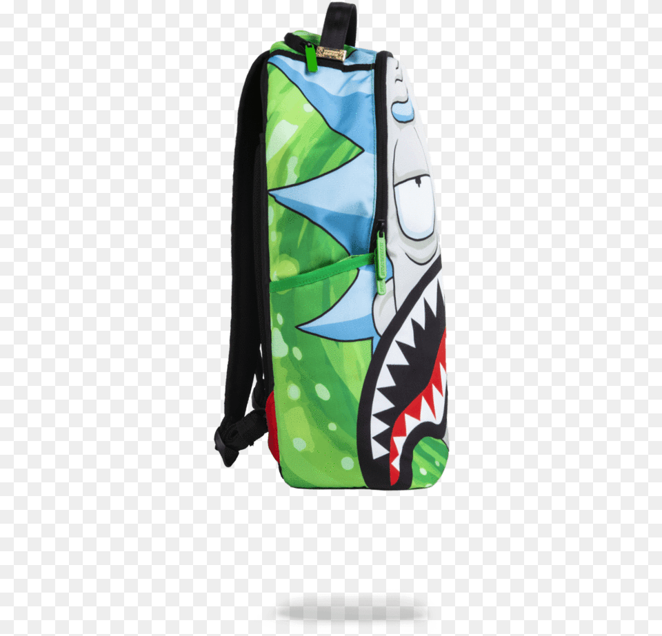 Bape Shark Rick And Morty Shark Sprayground, Backpack, Bag Free Png