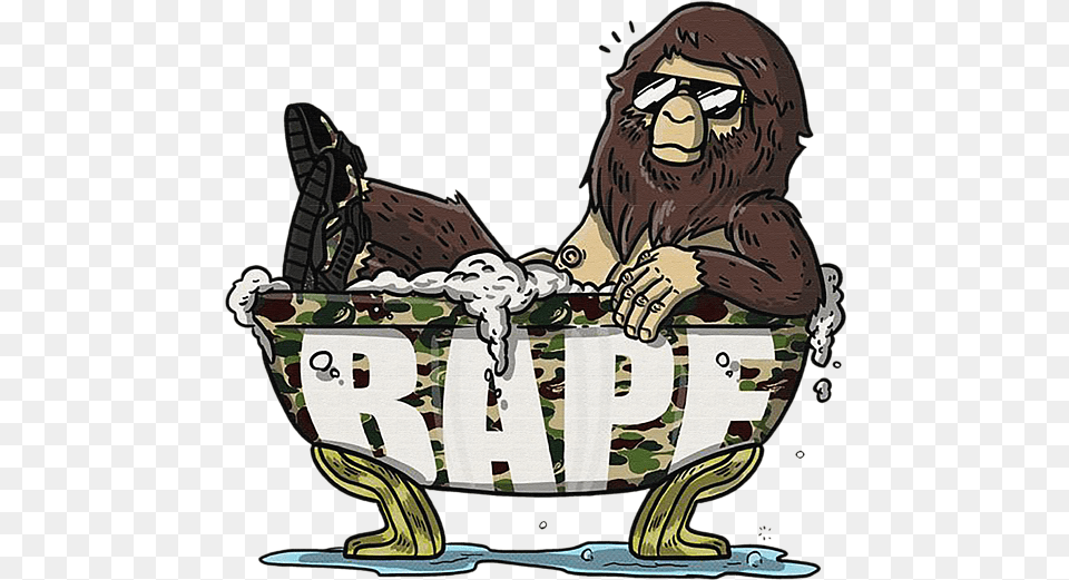 Bape Throw Pillow Bape Art, Furniture, Tub, Bed Free Png Download