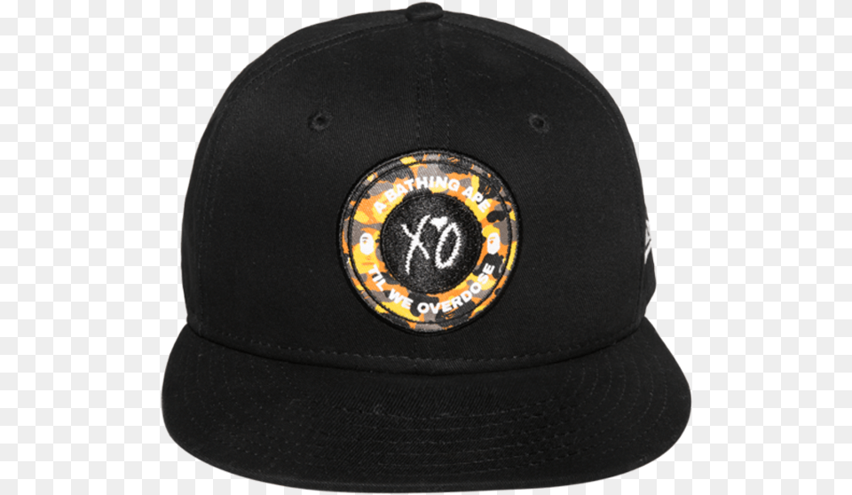 Bape X Xo Camo Busy Works Snapback Snapback Cap One, Baseball Cap, Clothing, Hat Free Png
