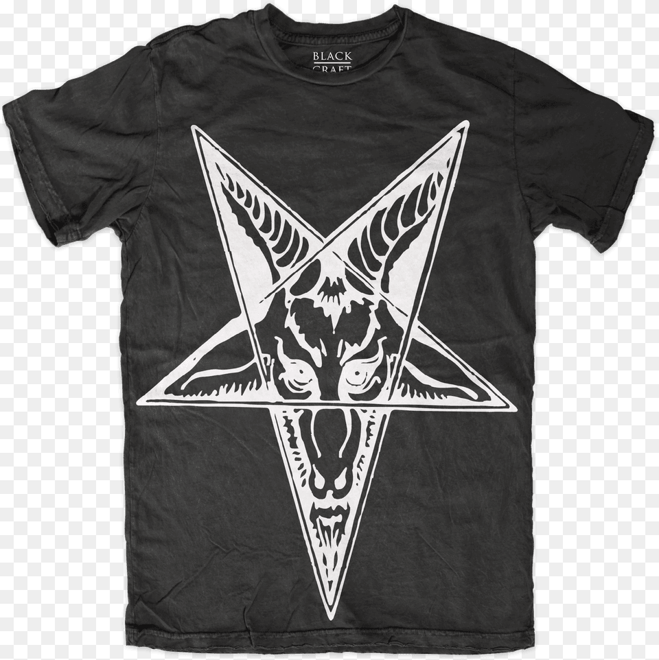 Baphomet Baron Corbin Lone Wolf T Shirt, Clothing, T-shirt, Symbol Free Transparent Png