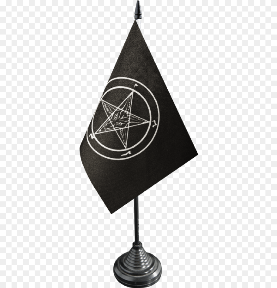 Baphomet Church Of Satan Table Flag Satanic Pentagram Png Image