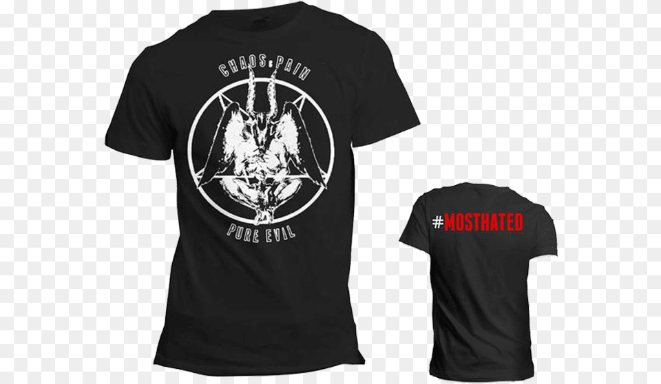 Baphomet Pure Evil Shirt T Shirt, Clothing, T-shirt Free Png