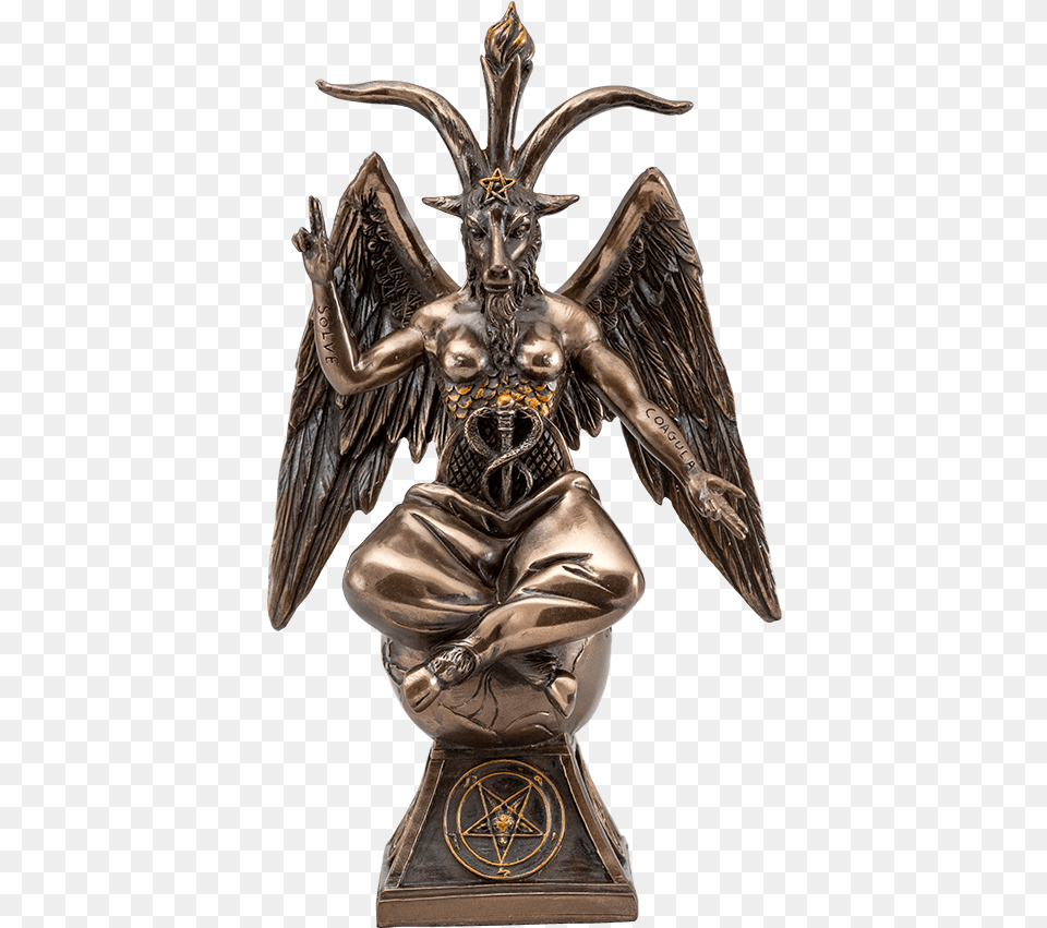 Baphomet Statue, Bronze, Accessories, Adult, Female Free Png