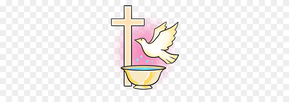 Baptism, Cross, Symbol, Bowl Png Image