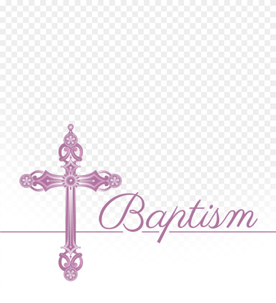 Baptism Cards Baptism Invitation Template Purple, Cross, Symbol Free Png