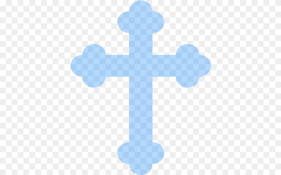 Baptism Clipart Transparent Blue Cross Baptism, Symbol Png Image